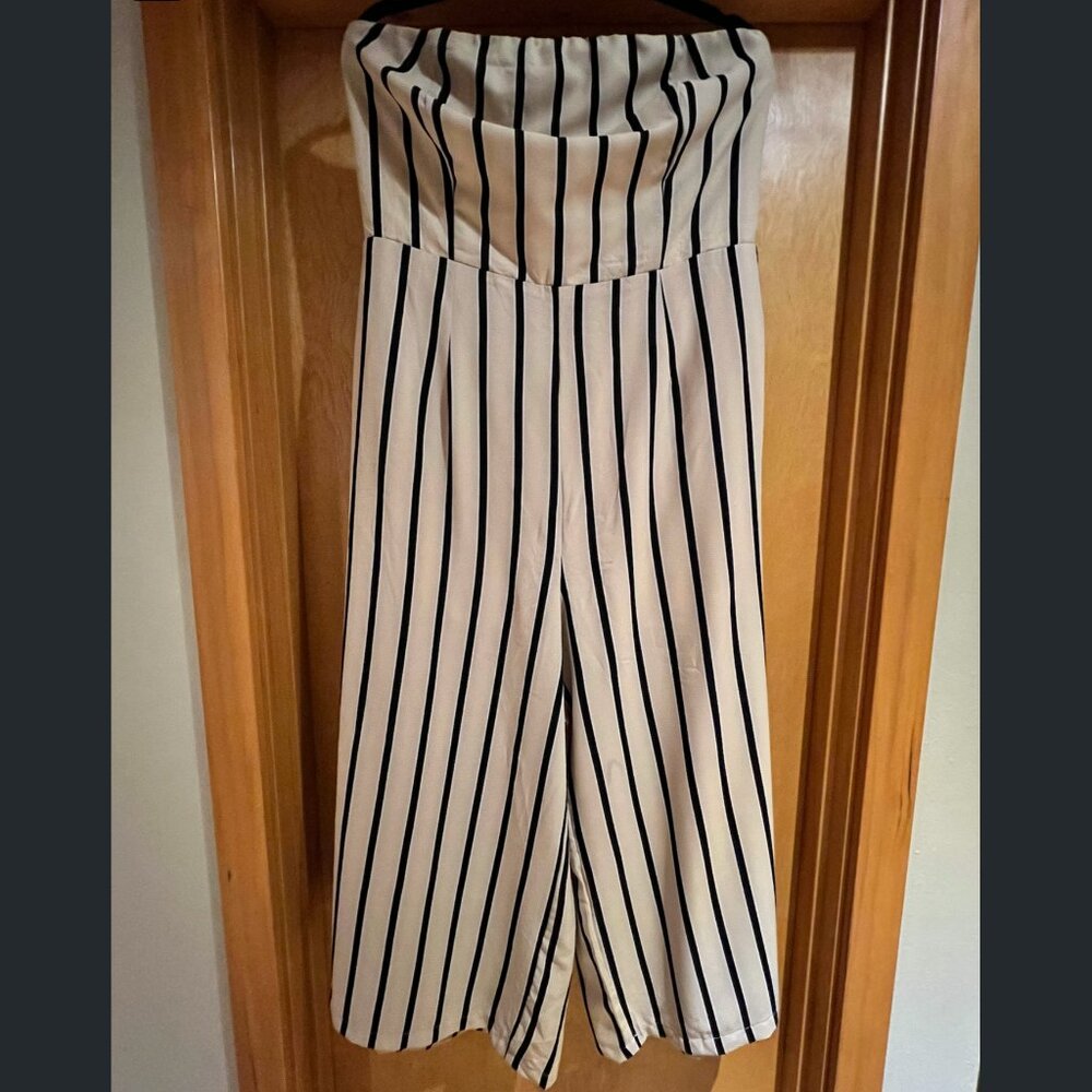 ✨ Forever 21 Striped Jumpsuit – Plus Size 2X | Brunch Vacation Outfit